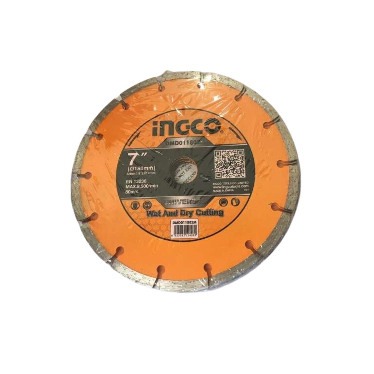 SET 5 DISCOS 7" EN LATA SEGMENTADO INGCO Set 5 Discos 7" En Lata Segmentado Ingco