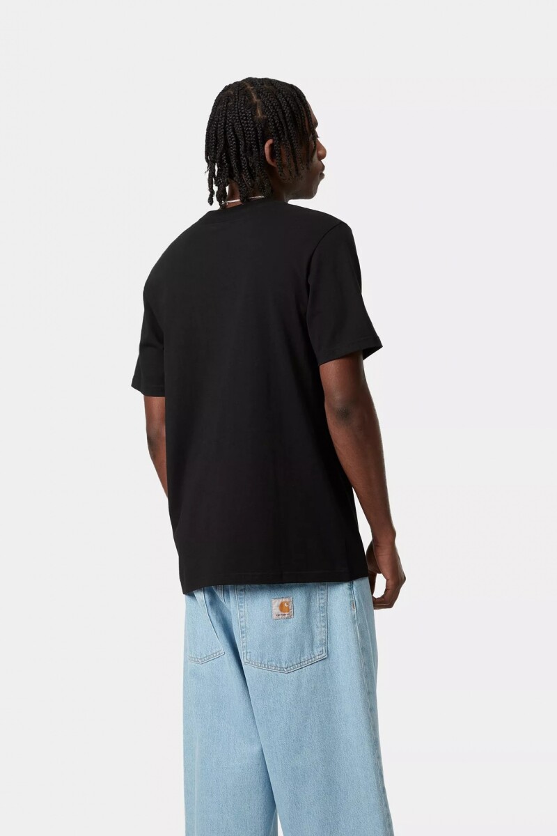 S/S POCKET T-SHIRT Negro