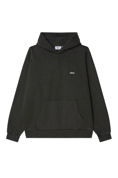 LOWERCASE PIGMENT HOOD Negro