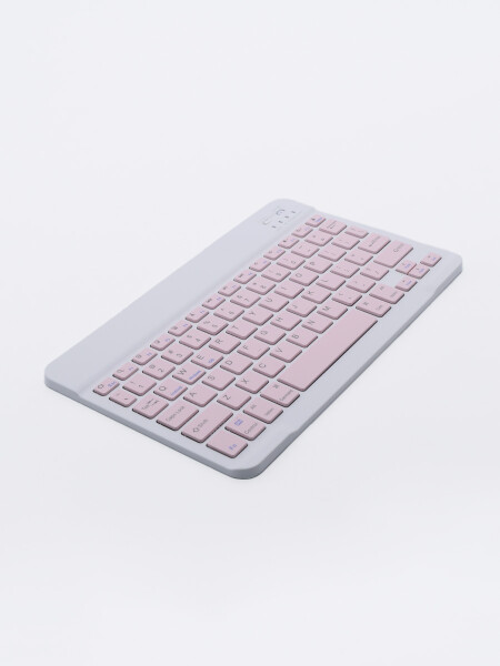 TECLADO INALAMBRICO USB ROSADO