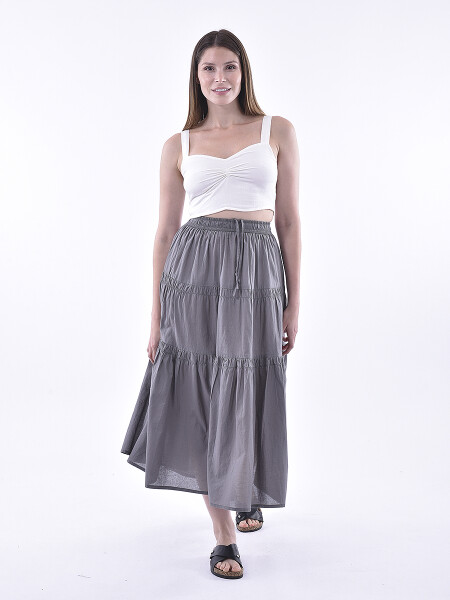 FALDA BOMBAI GRIS OSCURO