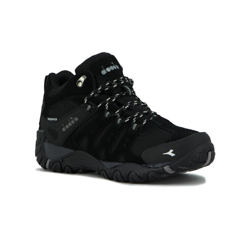 Diadora Hiking Hombre Waterproof Leather MID - Negro Negro