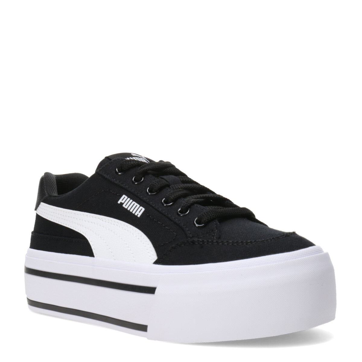 Championes de Mujer Puma Court Classic Vulc FS Platforma - Negro - Blanco 