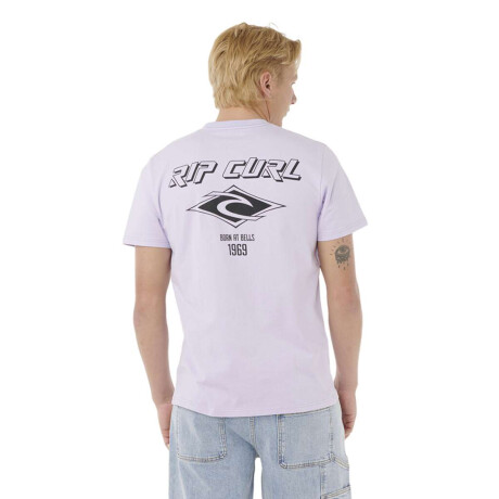 Remera Rip Curl Fade Out Icon Lila