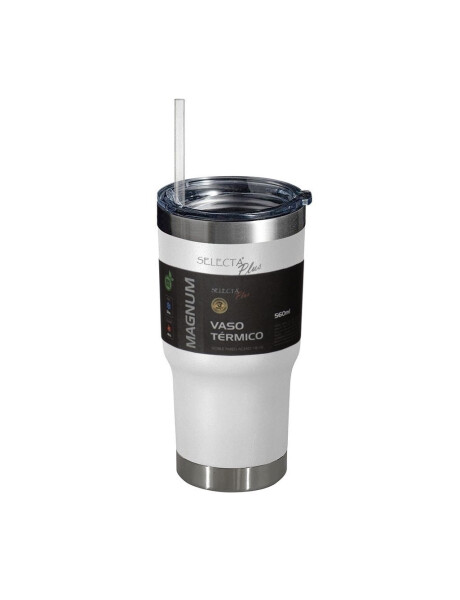 VASO TERMICO C/SORBITO AC.INOX 560ML BLANCO VASO TERMICO C/SORBITO AC.INOX 560ML BLANCO