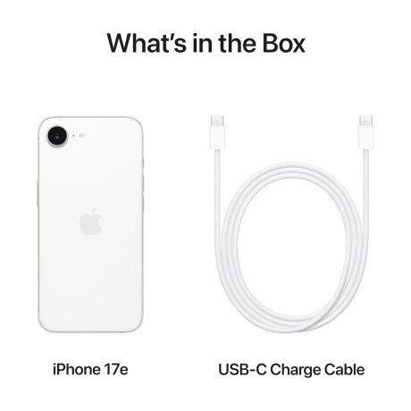 Celular Apple iPhone 17e 256GB 8GB White Celular Apple iPhone 17e 256GB 8GB White