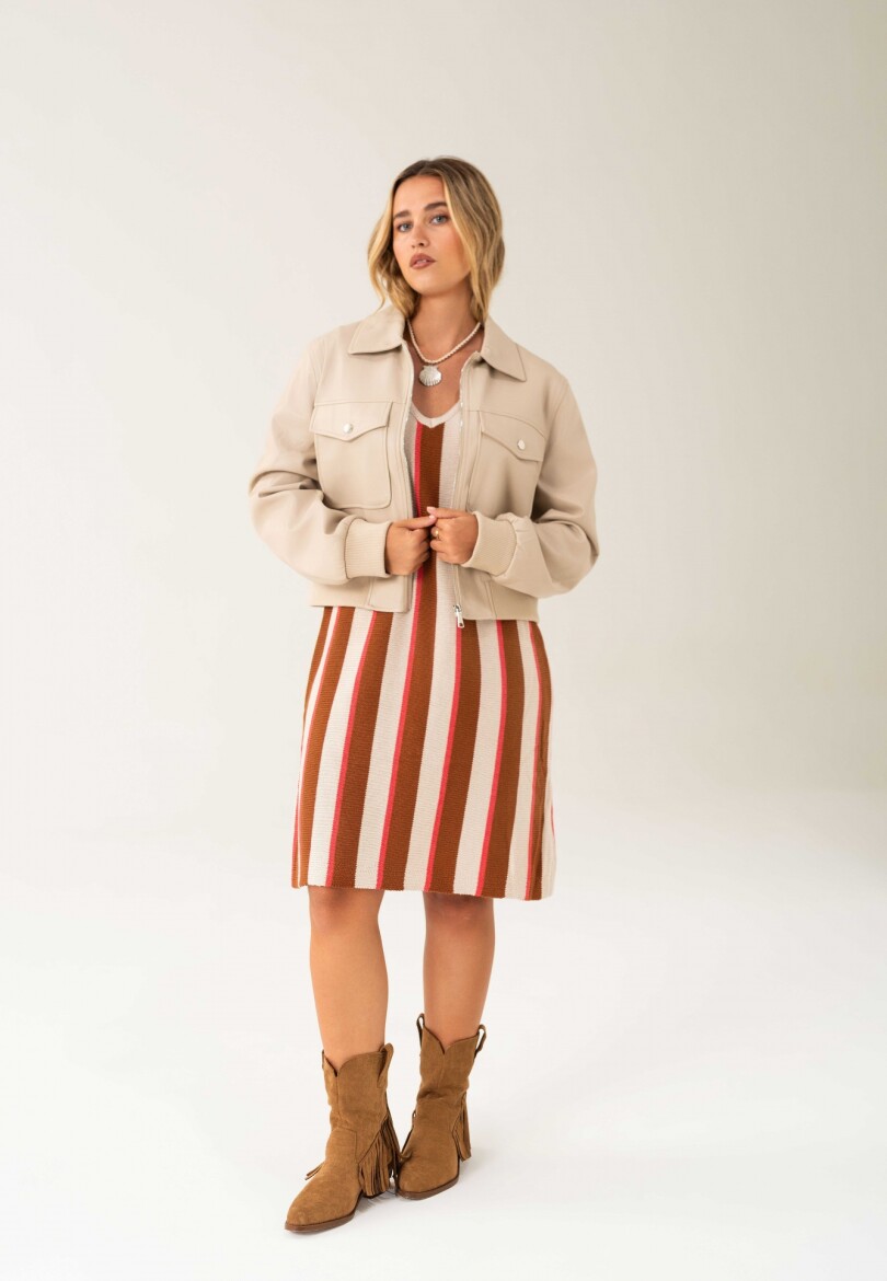 Vestido Malaga Beige