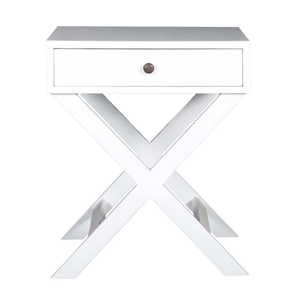 MESA DE LUZ MADERA-DE-MANGO BLANCO JUKE
