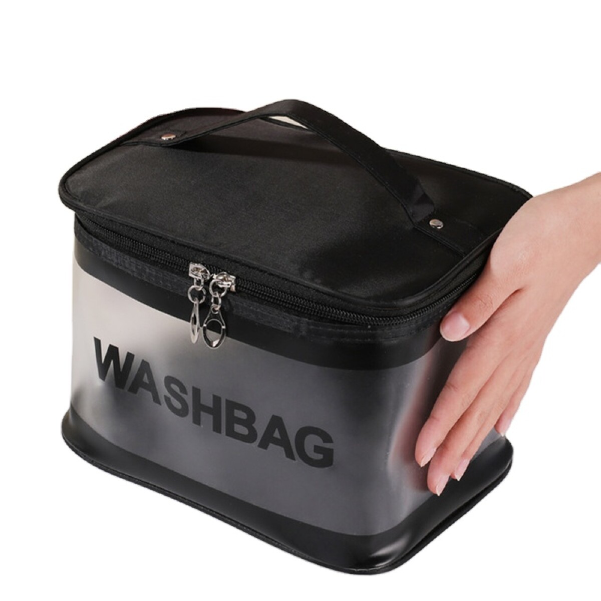 Necessaire Impermeable Ideal Maquillaje - Negro 