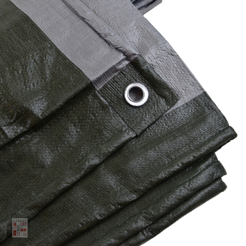 Lona 4x5 Impermeable con ojales VERDE OSCURO