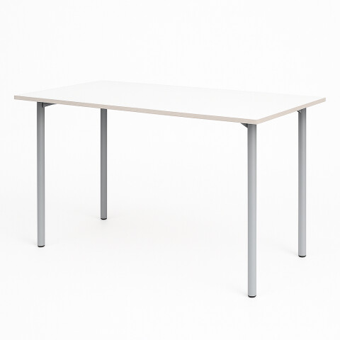 Mesa De Comedor Modelo Gitana, Rectangular Apta Para 6 Personas. BLANCO
