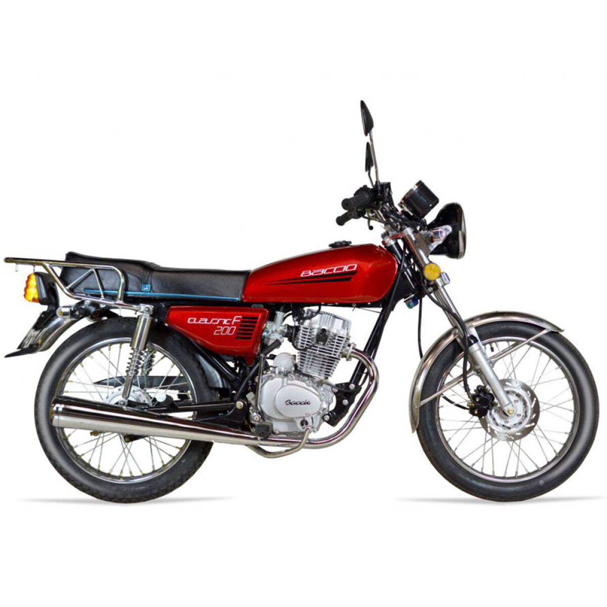 Moto Baccio Classic 200 - Rojo 