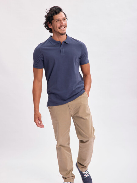 Remera polo piqué Azul Marino
