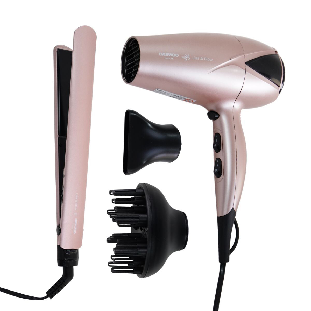Secador de pelo y planchita DAEWOO 