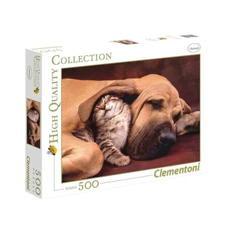 Puzzle Clementoni 500 piezas Mascotas Puppie High Quality 001