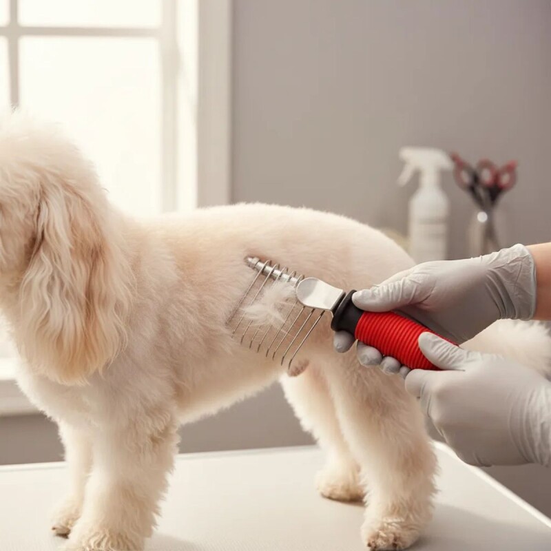 PEINE SACANUDO MANGO ROJO PEINE SACANUDO MANGO ROJO