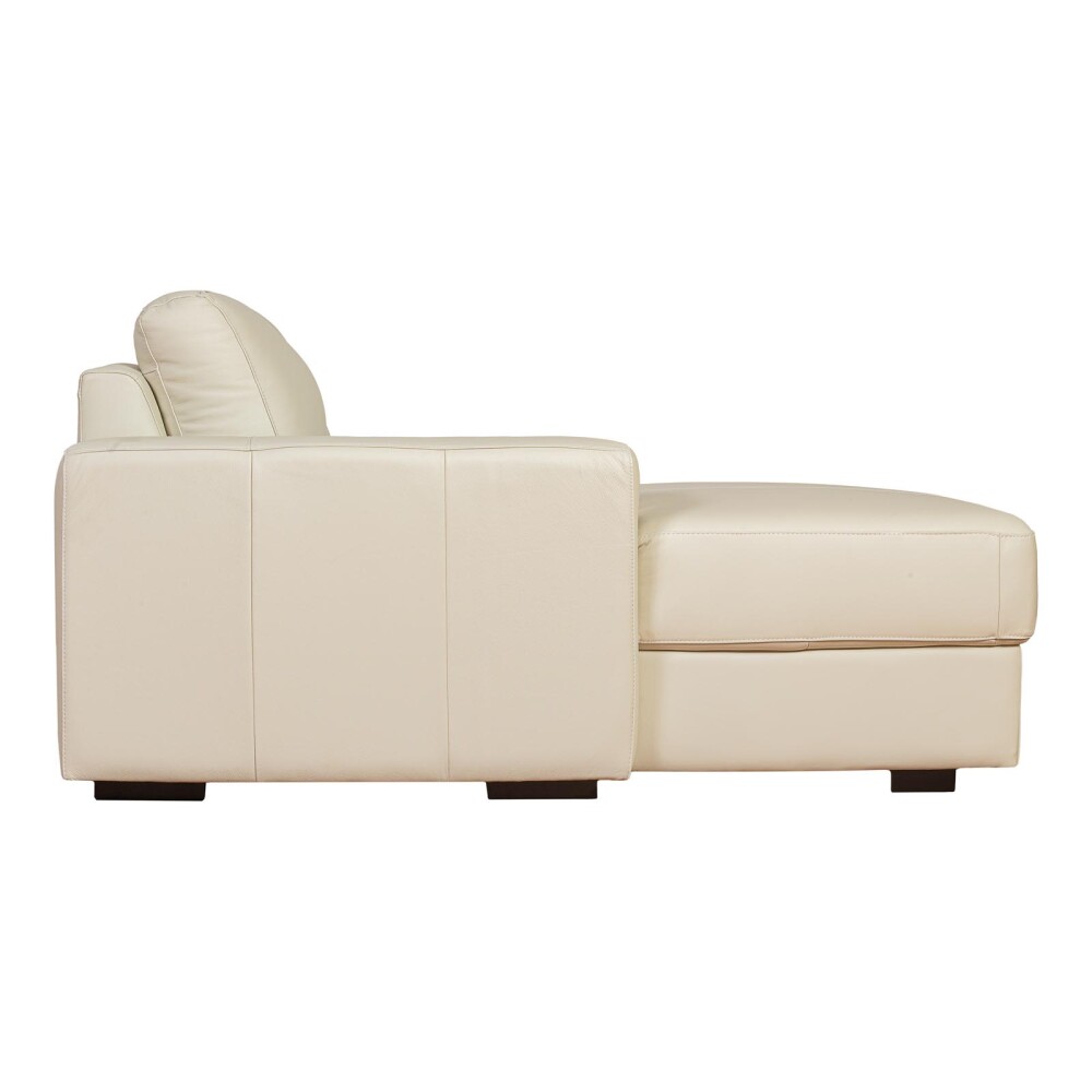 SOFA C/CHAISE MÁS DE 4 CUERPOS CUERO-100-NATURAL NATURAL-BEIGE TEXAS CRUDO