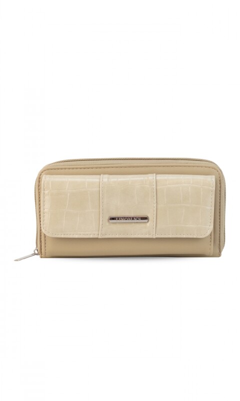 BILLETERA GLADIOLO MANTECA