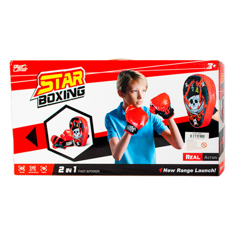 3x2 OUTLET Boxeo En Set Guantes y Punch 25*20*50 cm 3x2 Outlet Boxeo En Set Guantes Y Punch 25*20*50 Cm