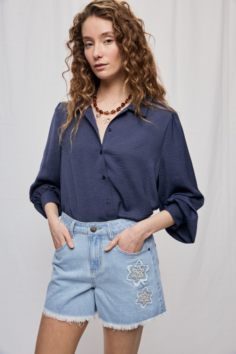 CAMISA MATT Azul Marino