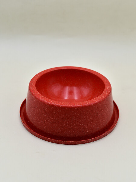 PLATO PARA MASCOTA ROJO