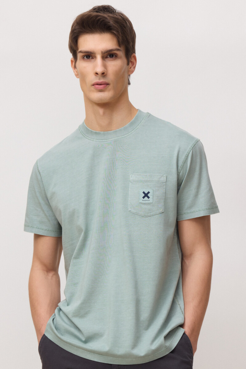Remera Iconic Blue Banana Sage