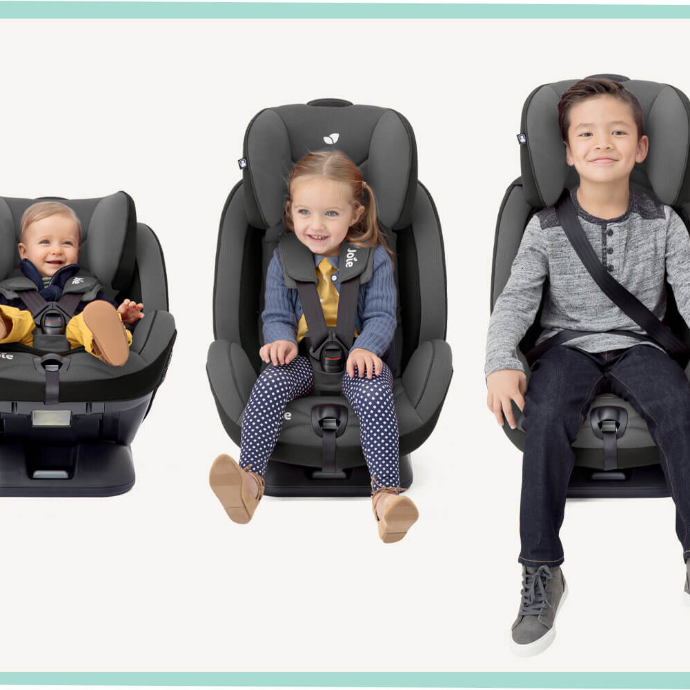 Silla de auto JOIE STAGES 0-7años gris