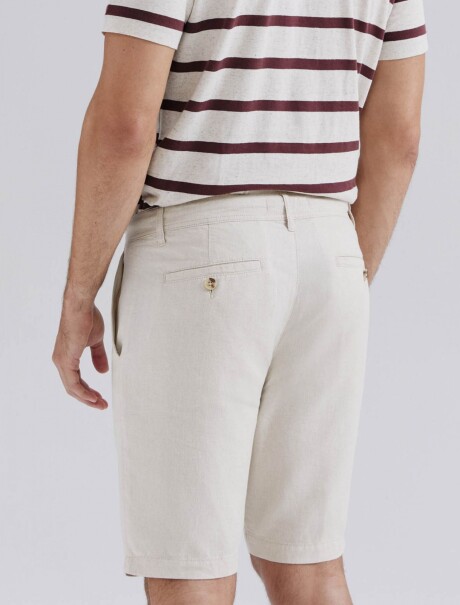 BERMUDA BÁSICA MODELO CHINO BEIGE