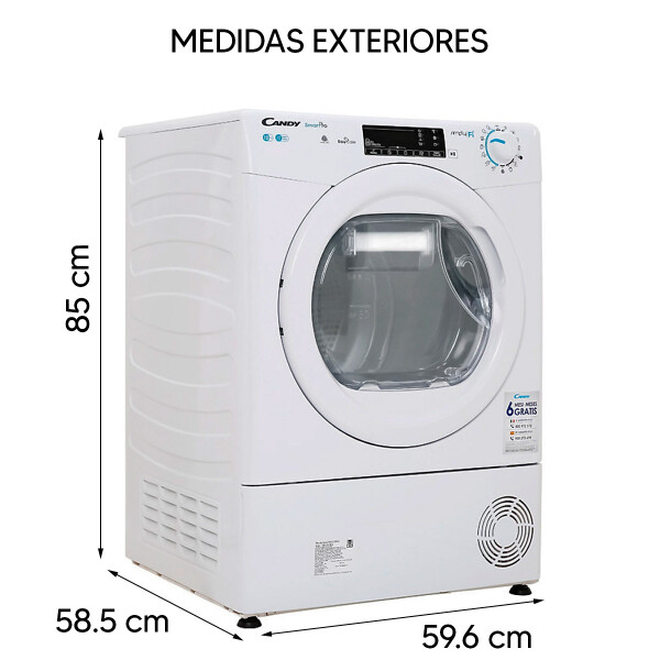 Secarropas Candy Csoe C10te-s 10kg SECARROPA CANDY 10KG CONDEN C10TE-S ****