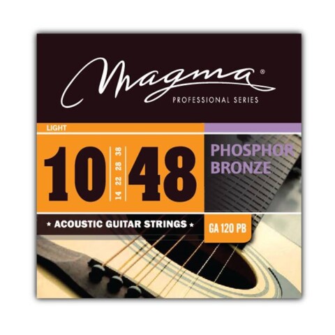 Encordado Guitarra Acustica Magma Phosph Broze .010 GA120PB Encordado Guitarra Acustica Magma Phosph Broze .010 GA120PB