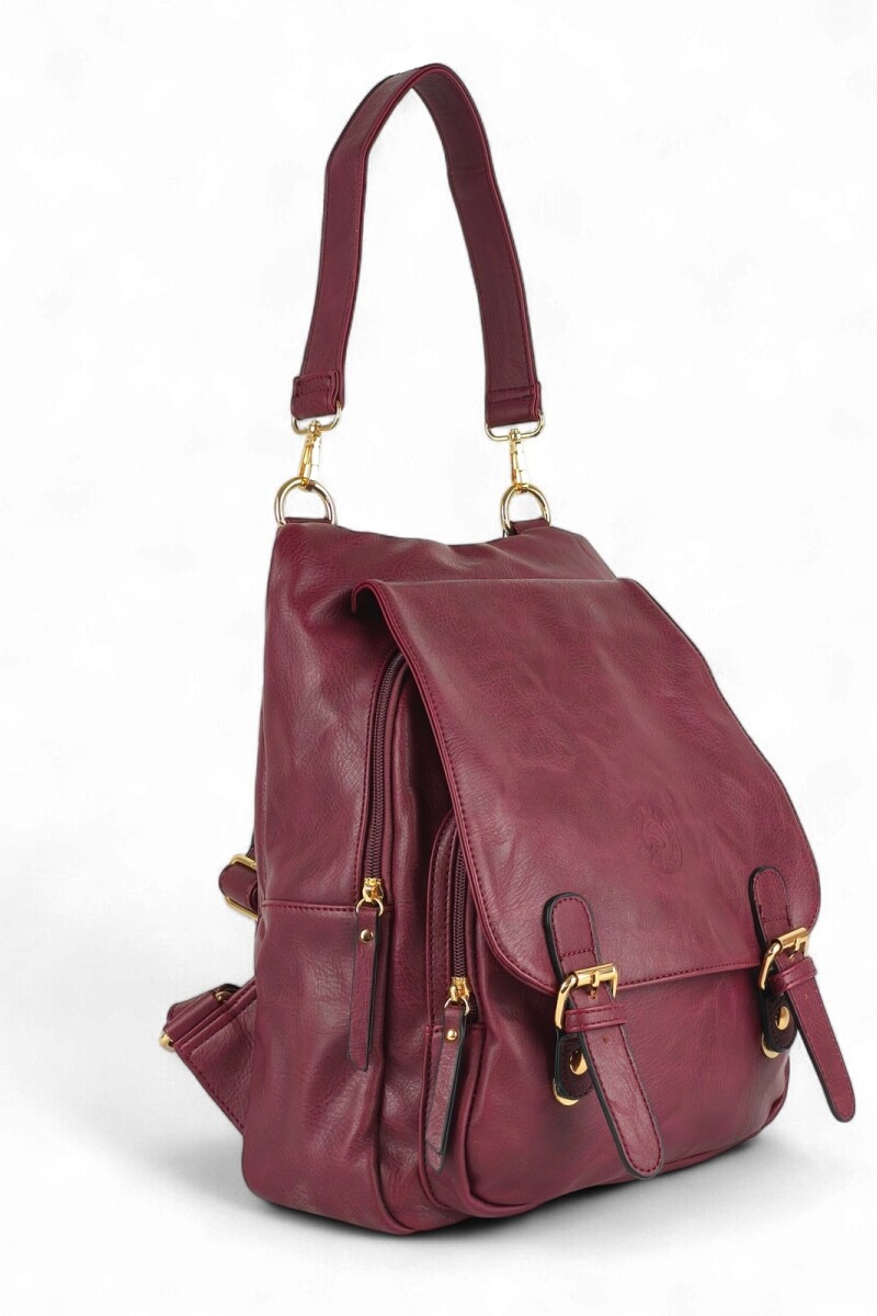 Mochila cartera Bordó