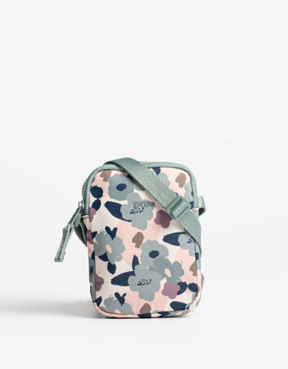 Pouch Con Cierre - Estampado Flores 
