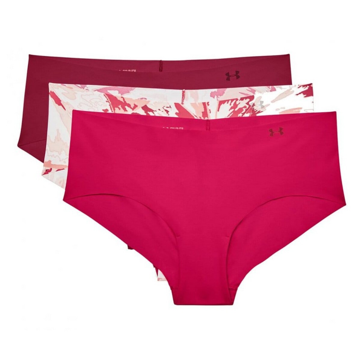 Bombacha Under Armour Hipster Pack 3 - Rosa 