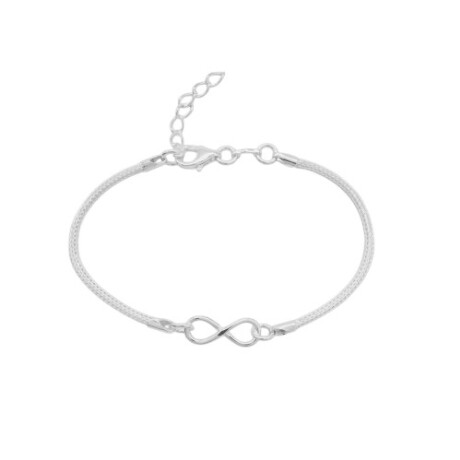 Pulsera de plata 925, INFINITO. Pulsera de plata 925, INFINITO.