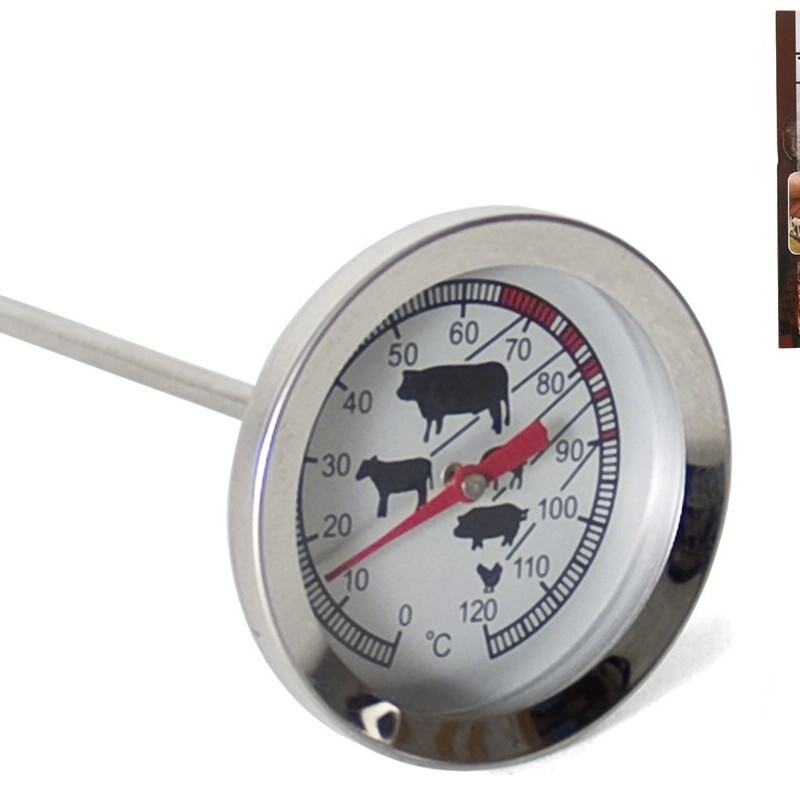 Termómetro para Carnes de Acero Inoxidable 12 cm TERMOMETRO CARNES 12 CM - ACERO INOX