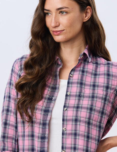 CAMISA CUADROS Rosa