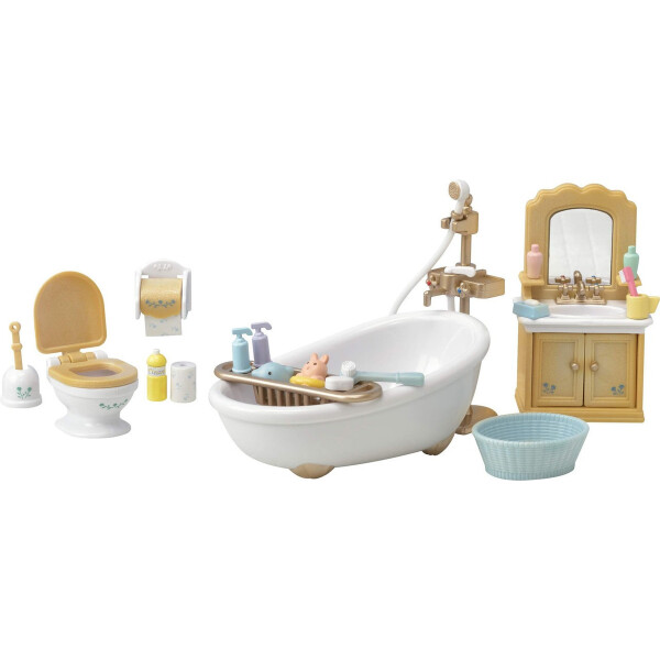 Sylvanian Families Set De Baño Muebles Accesorios Juguete Sylvanian Families Set De Baño Muebles Accesorios Juguete