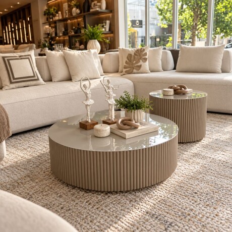 Conjunto de mesas de living Line Conjunto de mesas de living Line