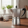 Cafetera Italiana en Aluminio 9 tazas Plateado
