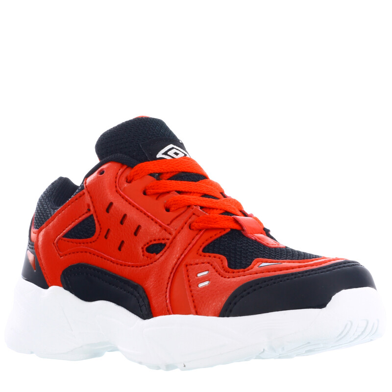 Championes Infantiles Umbro JOY Jrs. Anaranjado - Negro - Blanco