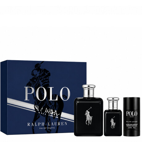 Cofre Ralph Perfume Lauren Polo Black EDT 125ml + 40ml + Desodorante 75ml Cofre Ralph Perfume Lauren Polo Black EDT 125ml + 40ml + Desodorante 75ml