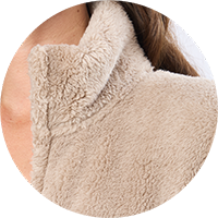 Camperas de corderito mujer