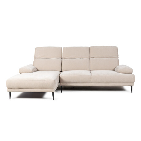 Rinconera Allegra- Tela Microfibra - Chaise Izquierdo 6686-4 Beige