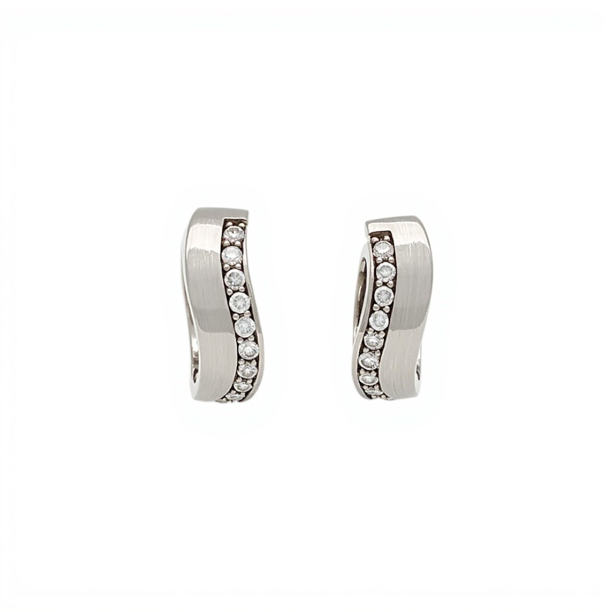 Caravanas Aros con Zirconia-Plata 925 esterlina-Piedra Zirconia-CA3051 - conpiedra 