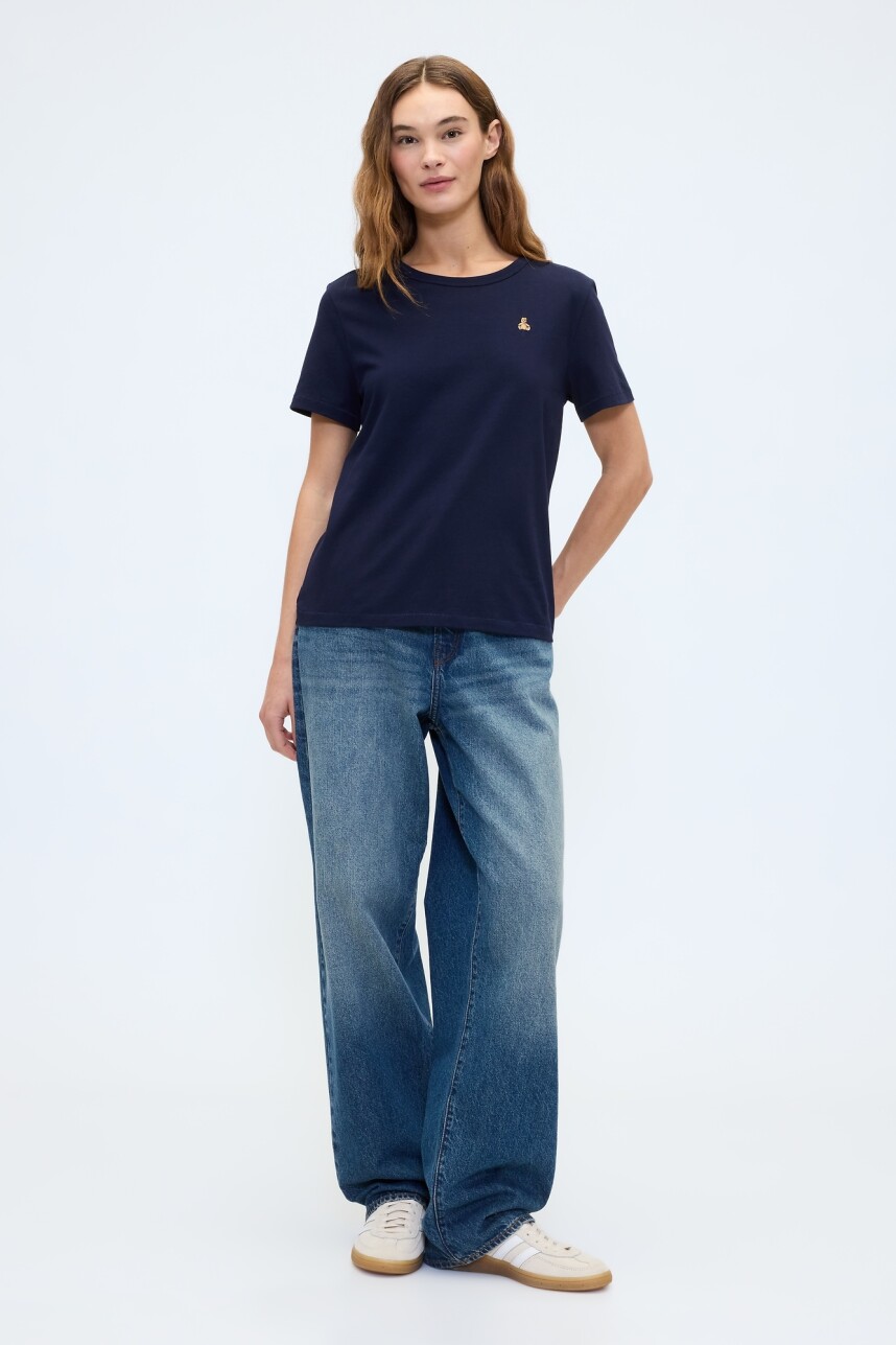 Remera Oso Brannan Mujer Navy Uniform