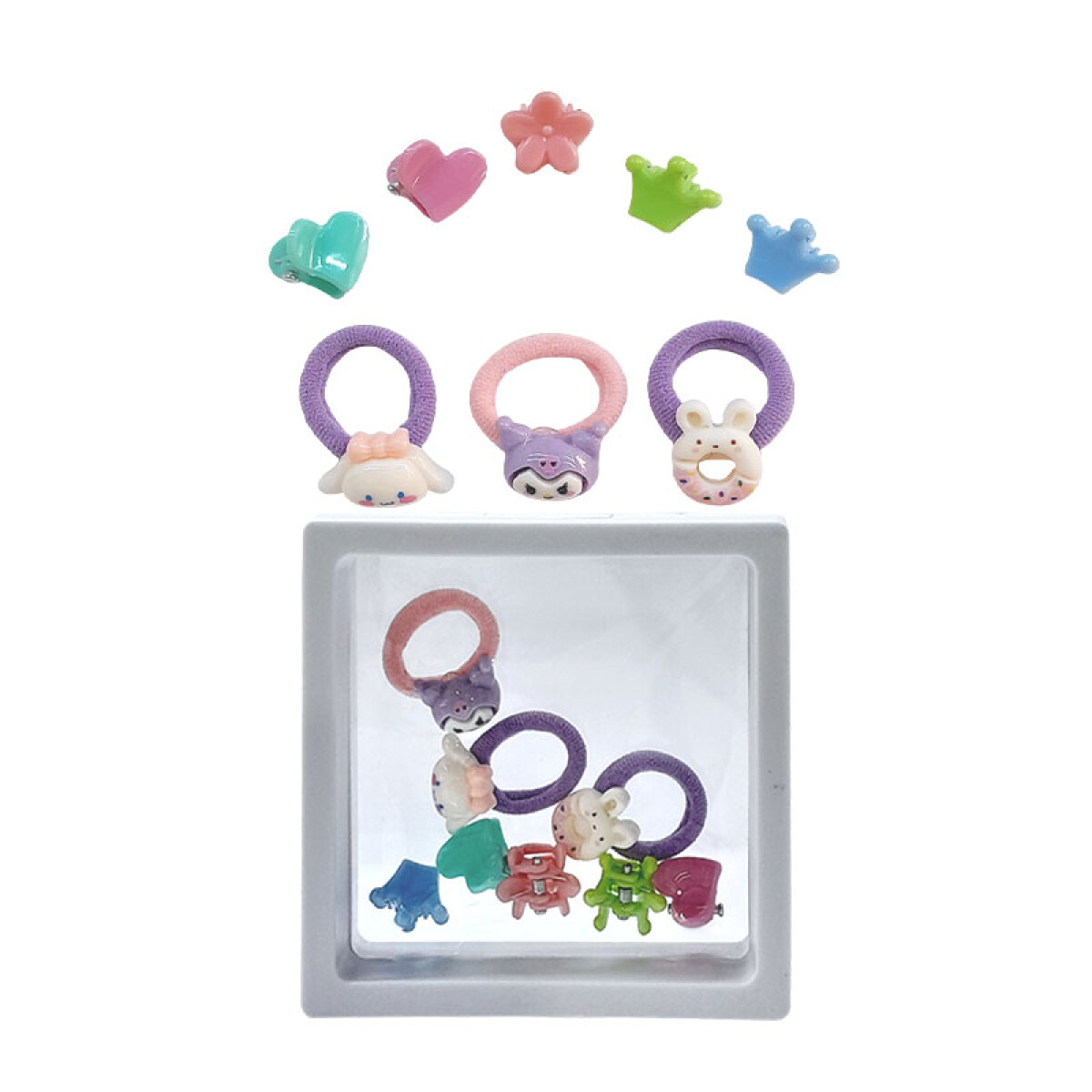 Pinzas y colitas infantiles para cabello - Pinzas Y Colitas Infantiles Para Cabello 