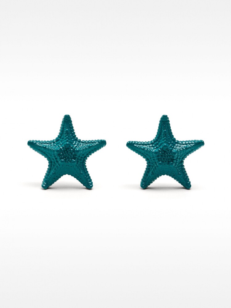 Pendientes De Estrellas De Mar rosa