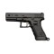 Llavero réplica miniatura Glock 17 Negro