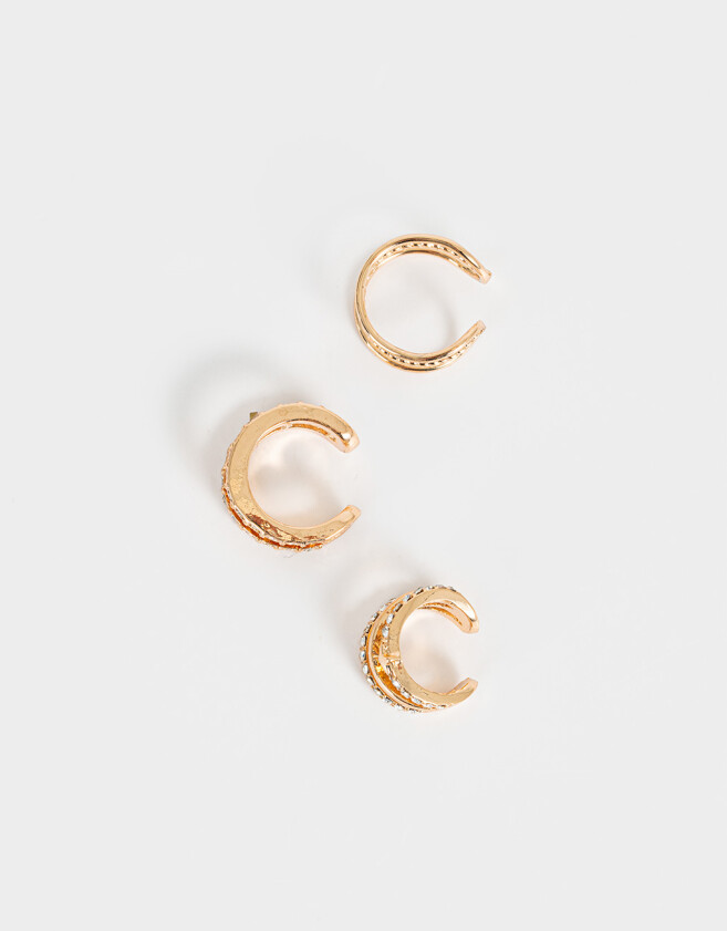 Bijou Cuff De metal Set De Earcuffs - Dorado