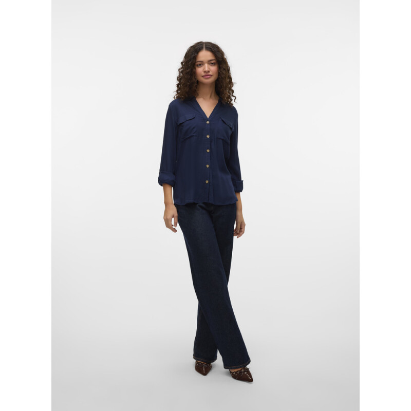 VMBUMPY L/S SHIRT NEW WVN GA NOOS Navy Blazer